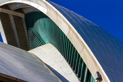 Detalhe da ópera house em Sidney